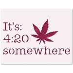 420 Weed Leaf Stencil