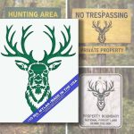 Buck Deer Stencil