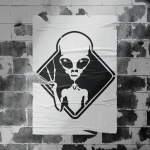 Alien Ufo Stencil - Image 2