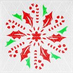 Candy Cane Christmas Stencil - Image 2