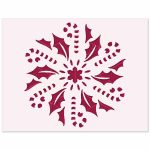 Candy Cane Christmas Stencil