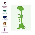 Cross Gun Helmet Boots Stencil - Image 2