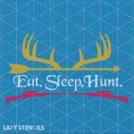 Deer Hunt Stencil - Image 2