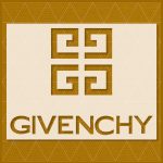 Reusable Givenchy logo stencil template cut from 10 mil Mylar for painting, crafts, and DIY projects.