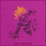 Goku Dragon Ball Stencil - Image 2