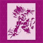 Goku Dragon Ball Stencil