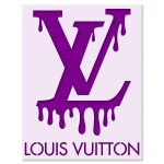Reusable LV Louis Vuitton stencil template cut from 10 mil Mylar for painting, crafts, and DIY projects.