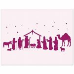Nativity Christmas Stencil