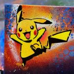 Pickachu Multy-Layered Stencil - Image 2