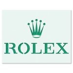 Rolex logo stencil reusable 10 mil Mylar painting template