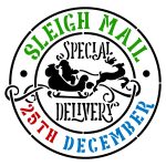 Sleigh Mail Christmas Stencil - Image 2