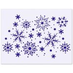 Snowflakes Pattern Christmas Stencil