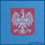 Polish Eagle Symbol Stencil - Image 2
