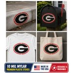 UGA Bulldogs Stencil - 10 Mil Mylar - Durable & Reusable - Image 10